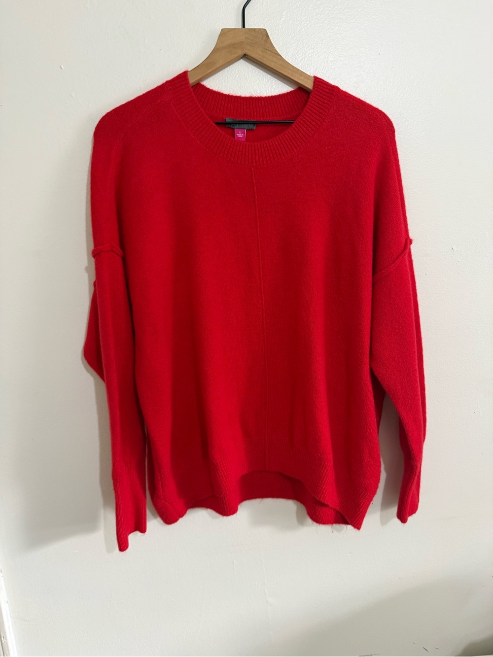 Vince Camuto Red Crewneck Sweater